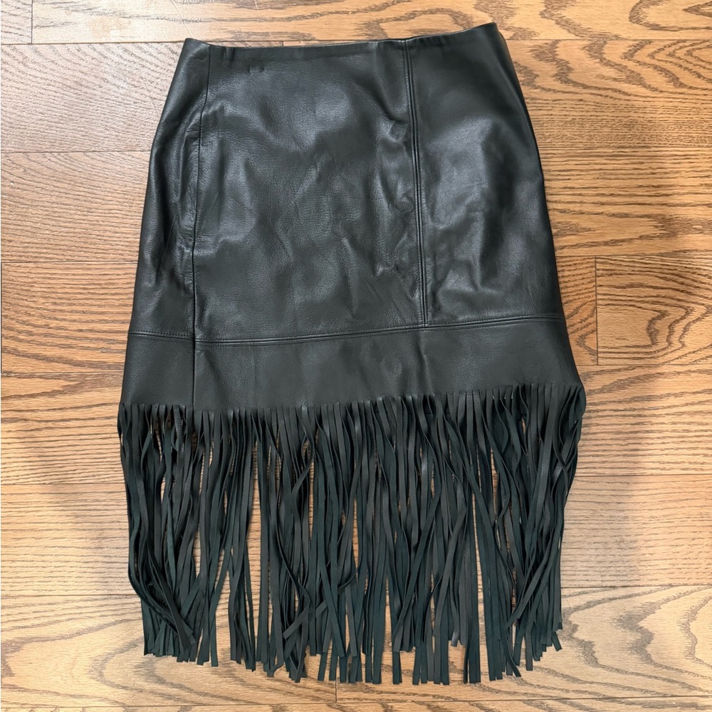 Fifteen Twenty Black Leather Outerwear